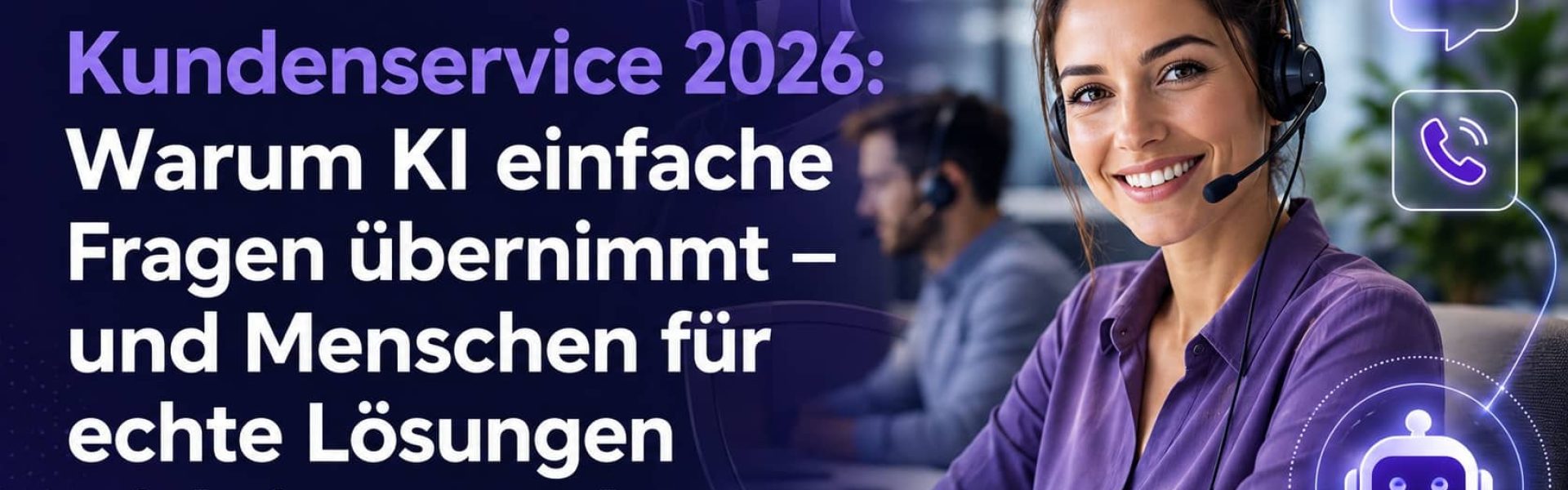 Kundenservice 2026: Warum KI einfache Fragen übernimmt – und Menschen für echte Lösungen wichtiger werden